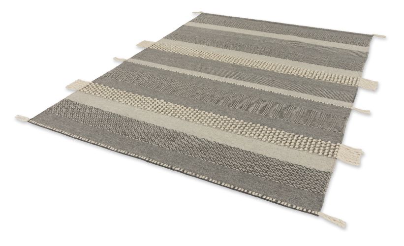 Teppich SCHÖNER WOHNEN, Botana, 6021, Streifen beige/grau